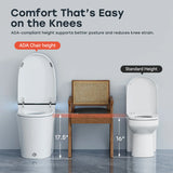 Horow T38P Smart Toilet with Flush Tank and ADA Compliance